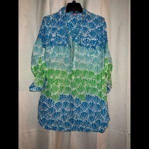 Lilly Pulitzer swim cover up shirt